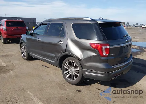 2018 Ford Explorer Platinum z USA, uszkodzony, nr VIN 1FM5K8HT5JGA69249